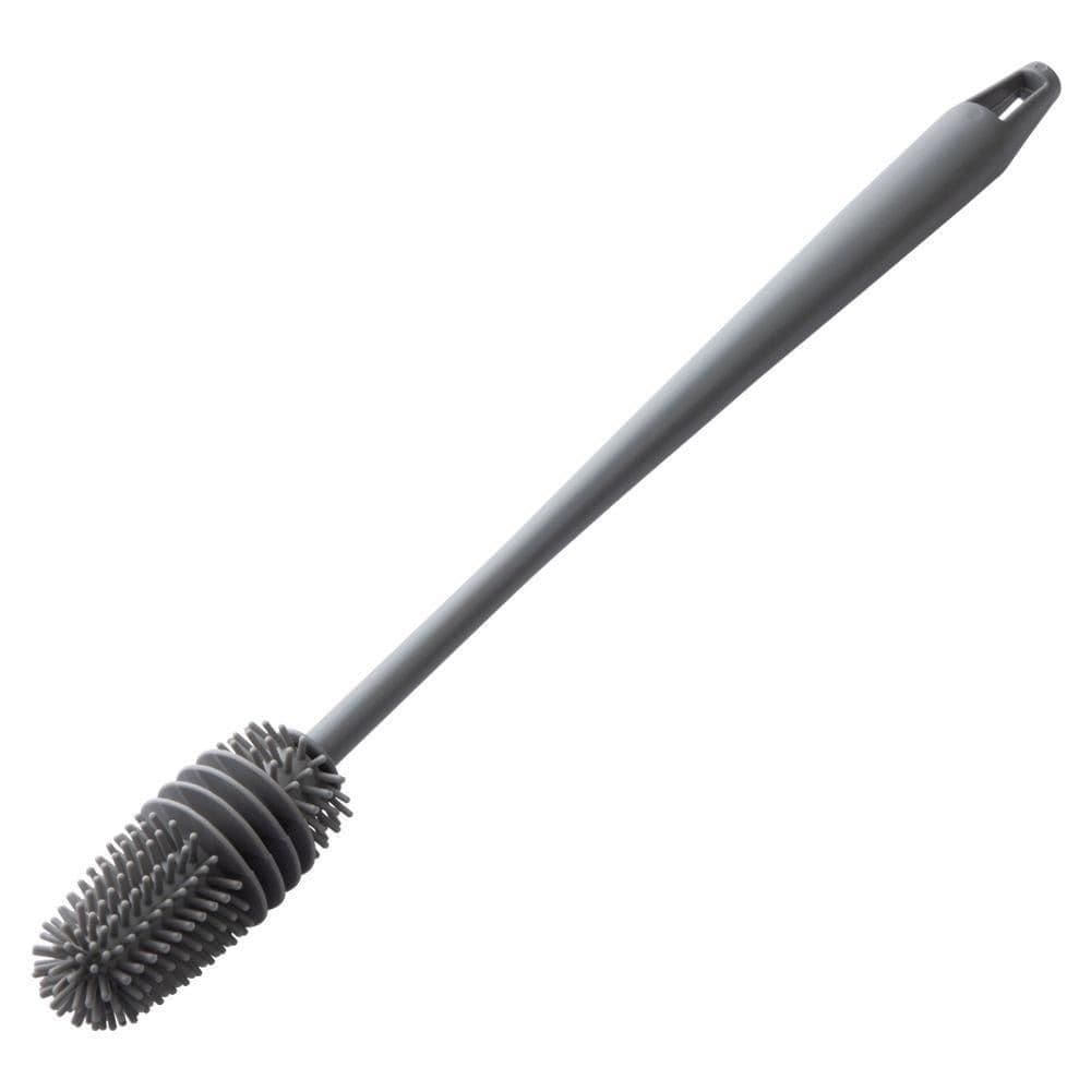Escova Silicone Para Limpar Garrafas Jarras Mamadeiras