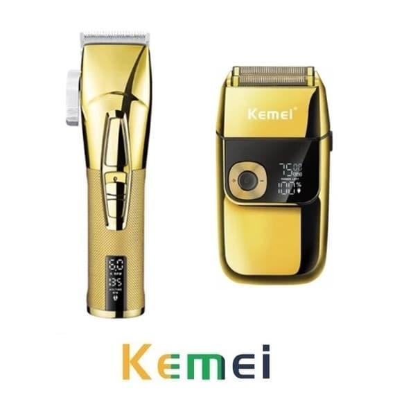 Máquina De Cortar Cabelo km 5096 Shaver Profissional km 2028