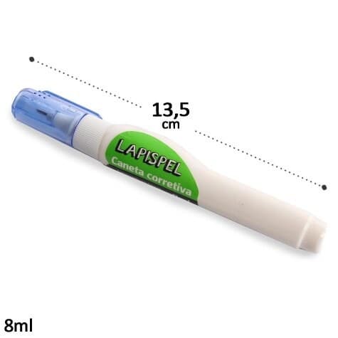 Caixa c/12 Caneta Corretiva Liquidá Paper Lapispel - Unidade sai apenas 3,33