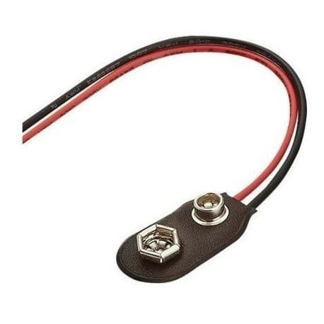 5x Clip Para Bateria 9v Tipo I