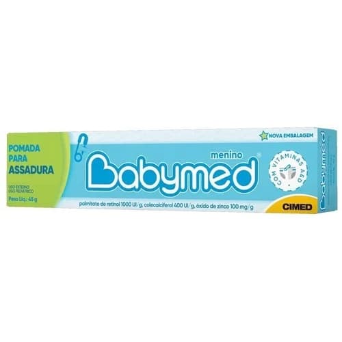Creme Babymed Menino/Menina Azul e Rosa Pomada Assadura
