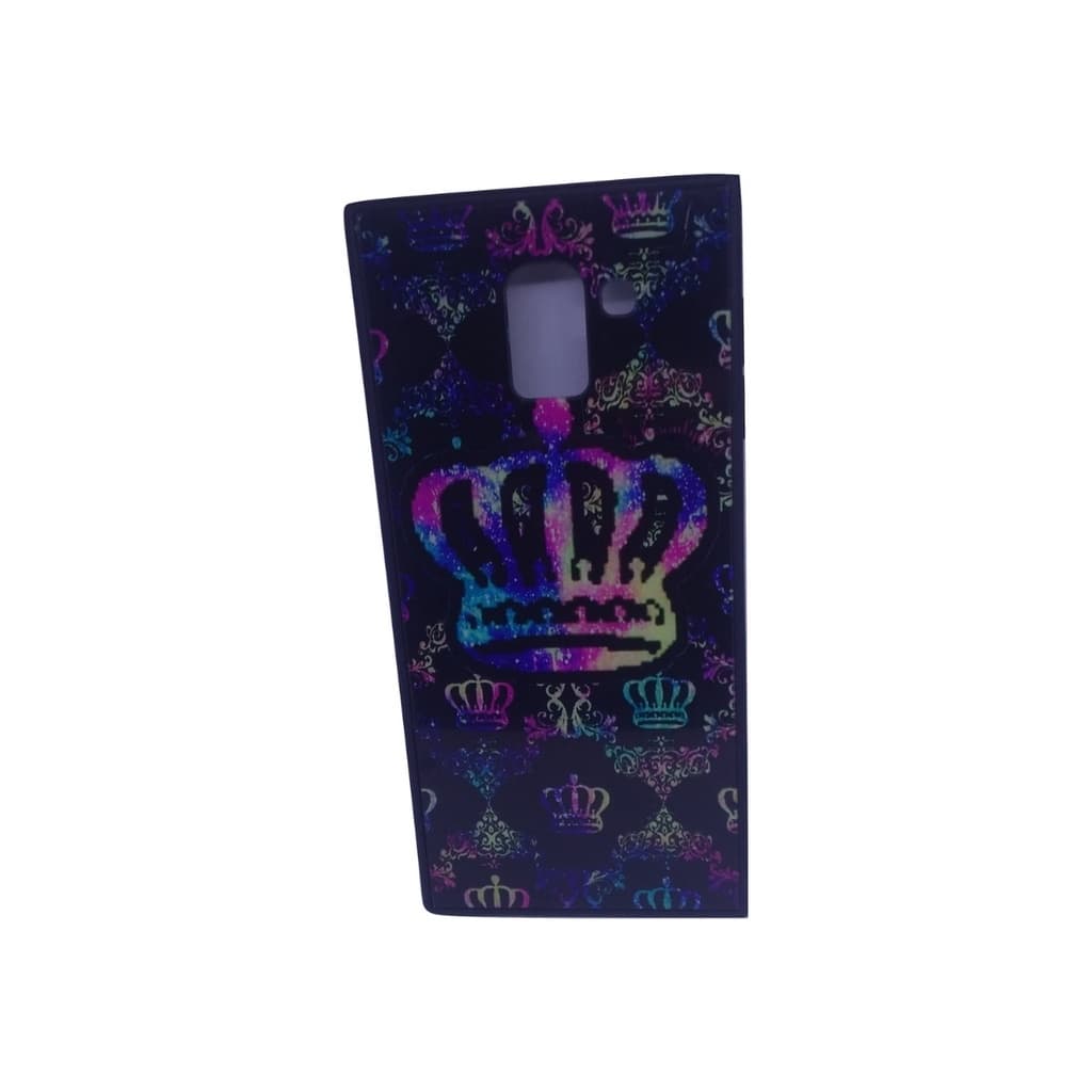 Capa case capinha Emborrachada Galaxy J6 SMJ600 Coroa rainha