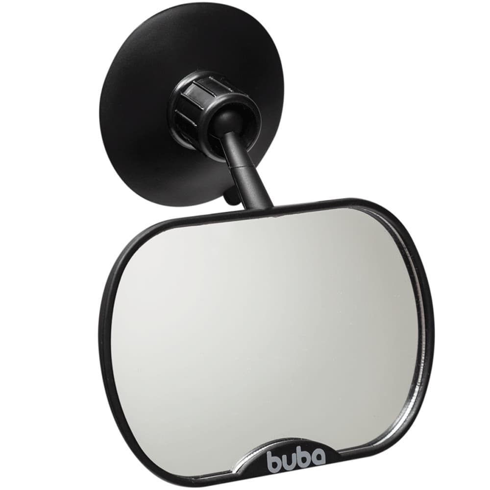 Espelho Oval Cadeirinha Bebe Conforto Fixa No Vidro Quebra Sol Carro Buba  08772