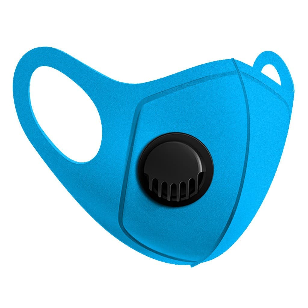 Máscara com Filtro de Carvão Ativo e Válvula de Ar Universal.