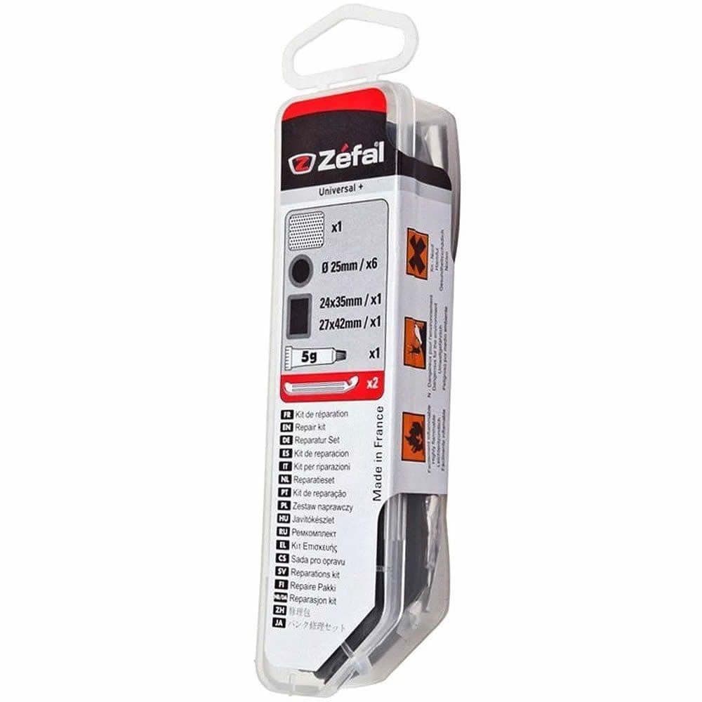 Kit Remendo Zefal Universal Vulcanizado Com 2 Espatulas Cola Remendos - Isp