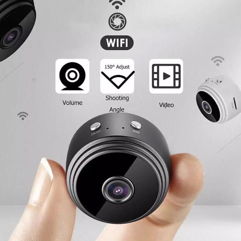 Camera wifi 1080p hd ip mini câmera de segurança sem fio wifi controle remoto vigilância visão noturna escondida câmera detecção móvel