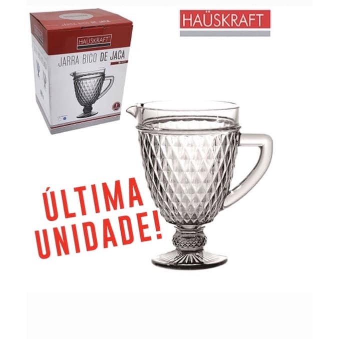 Jarra De Vidro Bico De Abacaxi 1 Litro Huaskraft