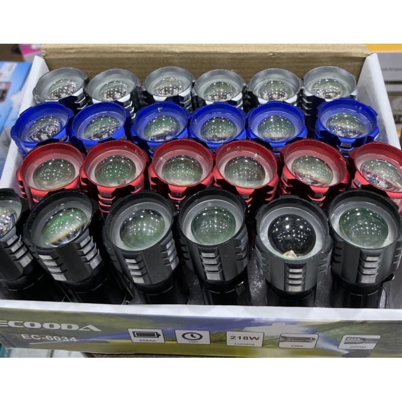 Mini Lanterna Tática Led Com Zoom Ajustavel