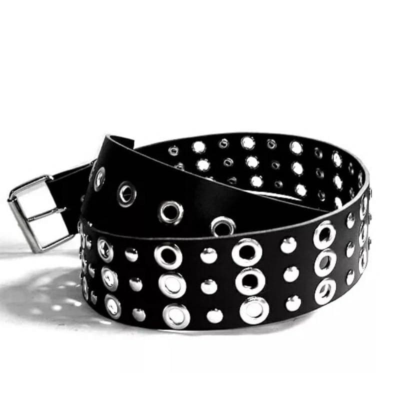 Cinto sinto Punk Rock ilhós Triplo + Ribite | Envio Imediato