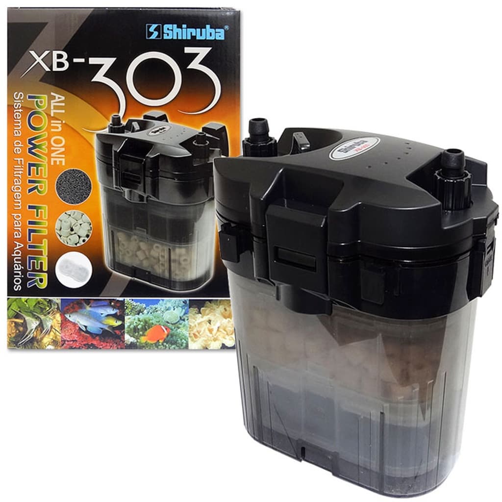 Filtro Externo Shiruba XB-303 Para Aquários Até 120 Litros
