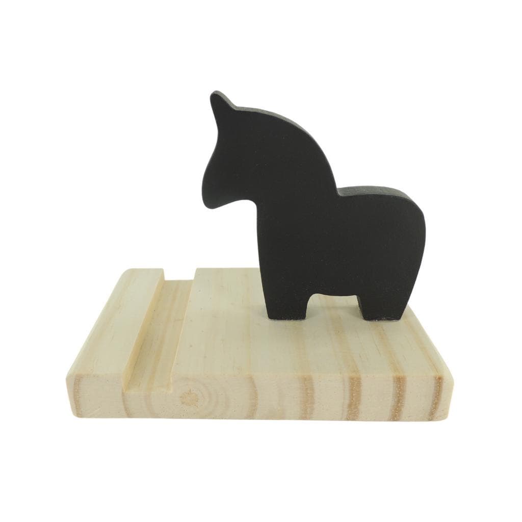 Suporte de Mesa para Celular em Madeira - Burro