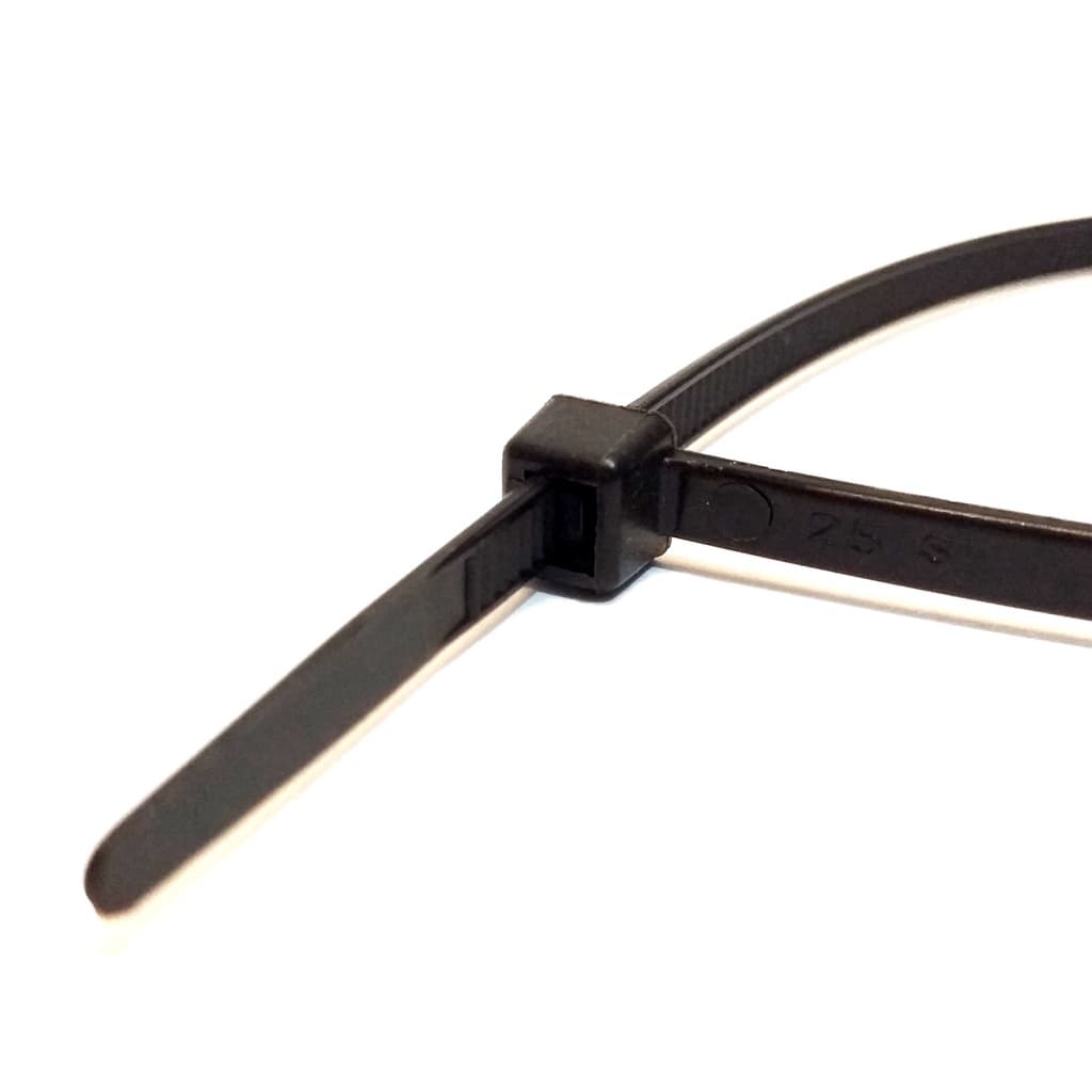 Cinta Plastica 28cm Abraçadeira Nylon 1,3 x 4,9 x 280mm 200 Unidades Enforca Gato Resistente Reforçado Forte