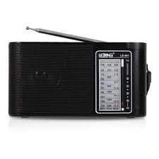 Rádio Portátil Analógico Retro Am/fm/sw /usb/sd Recarregável