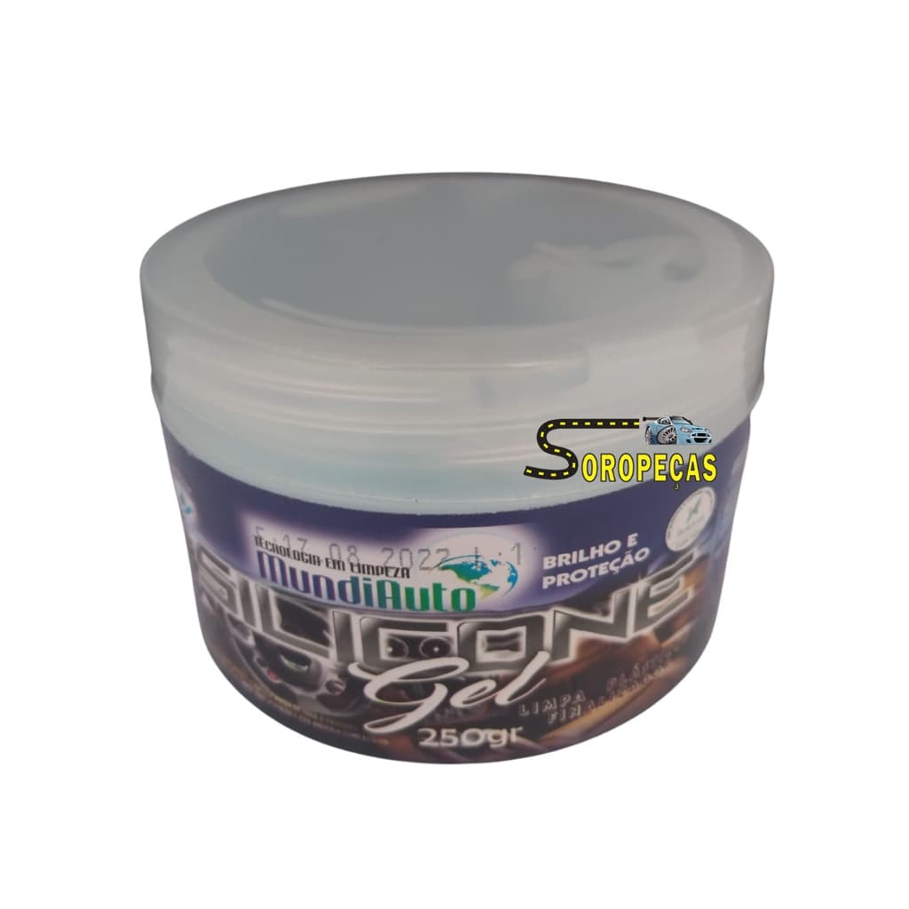 Silicone Em Gel Automotivo Brilho E Proteção Carro Moto 250g