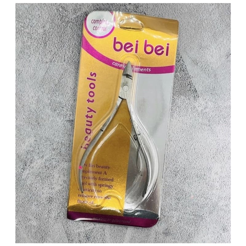 Alicate Para Cuticular Unha Aço inoxidável Bei Bei Manicure Unhas Nail
