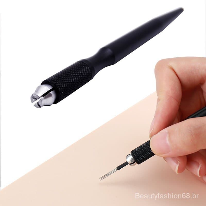 Vender Como Bolos Quentes Tebori 3D Tatuagem Sobrancelha Microblading Pen Maquiagem Permanente Arma De Aço Inoxidável Fontes Do Tatuagem Para