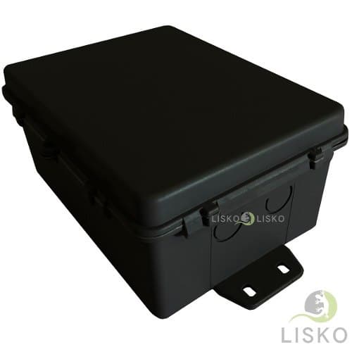 Caixa Hermética Preta Baby 14,5x10,5x7cm Multiuso