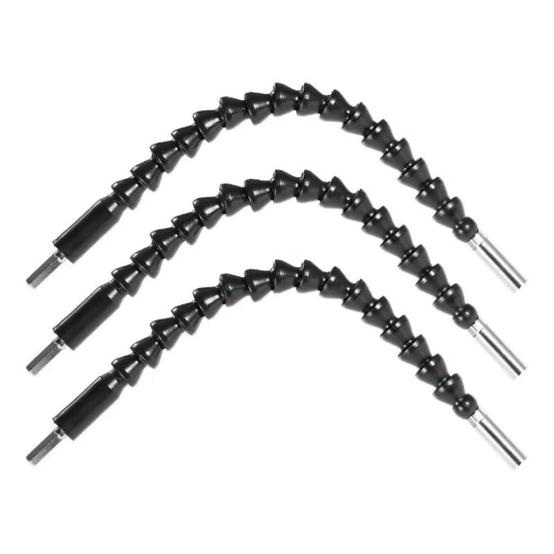 Kit Jogo 3 Extensor Haste Flexível P/ Bit Philips Bit Gross