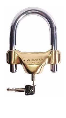 (2pçs) Cadeado Estilofer Ctc 135mm Tetra, Portão Moto Barco