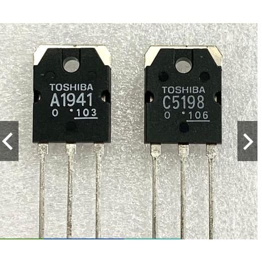 PAR TRANSISTOR * 2SC5198 / 2SA1941 * TOSHIBA * JAPÃO