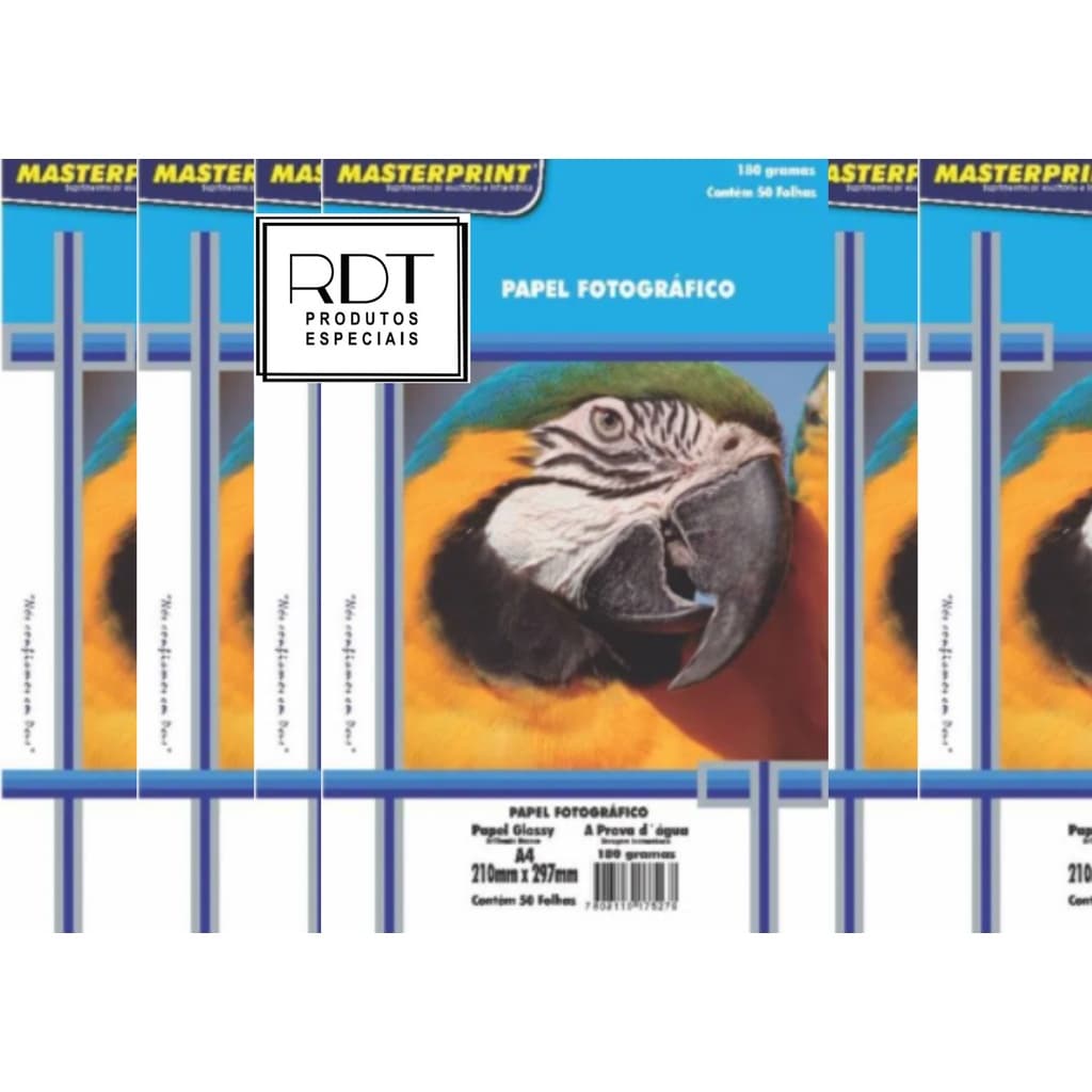 Papel fotográfico Glossy A4 180g Masterprint