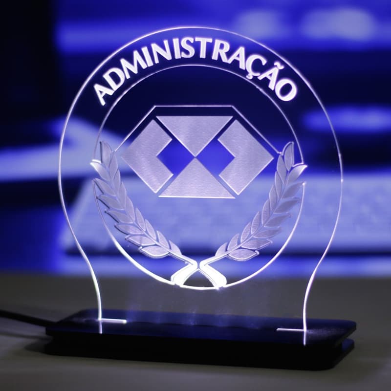 Luminária de Acrílico Administração - Elood