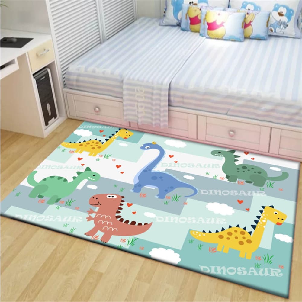 Meninos meninas quarto tapetes dos desenhos animados das crianças quarto tapetes meninos presentes dinossauro tapetes do