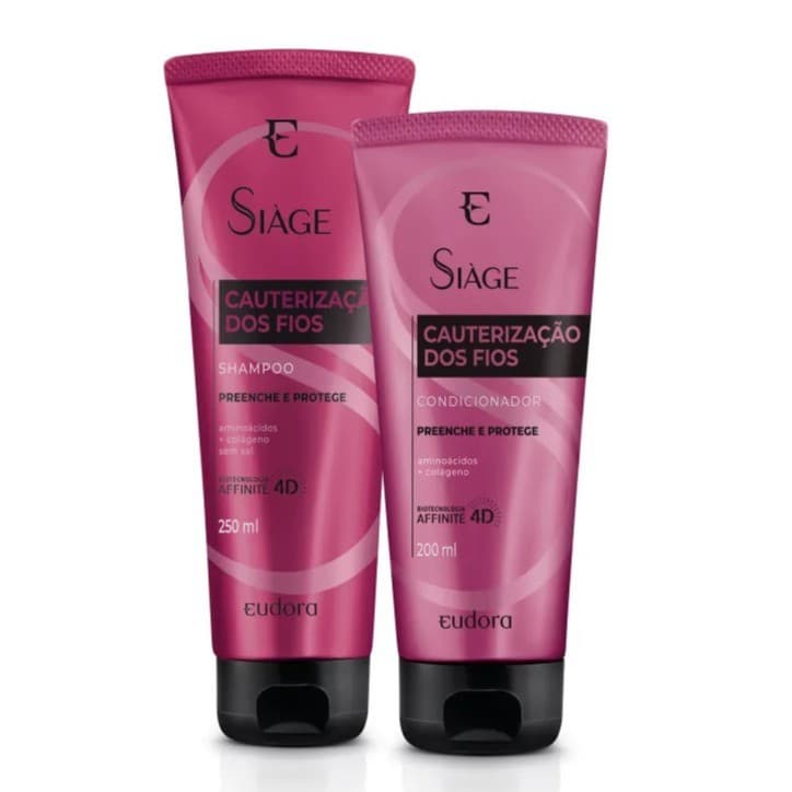 Kit Siàge Cauterização dos Fios Shampoo + Condicionador Eudora