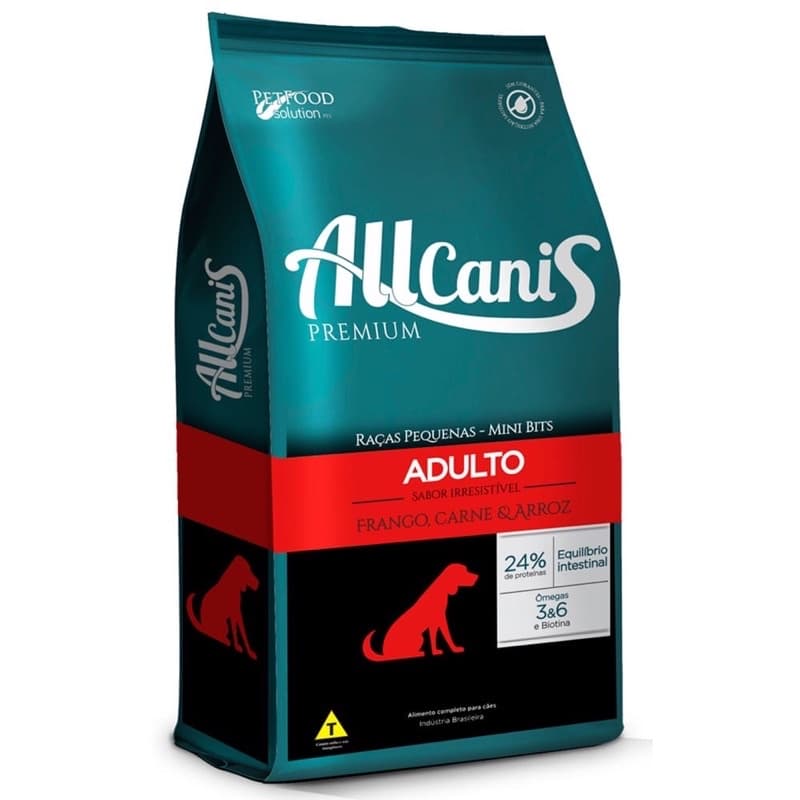 Ração a Granel Allcanis Adultos Raças Pequenas Frango e Carne