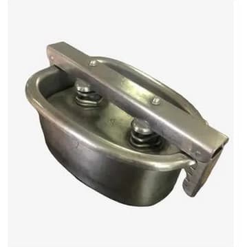 Forma em Inox Para Fabricação De Presunto Oval 1,150 Kg