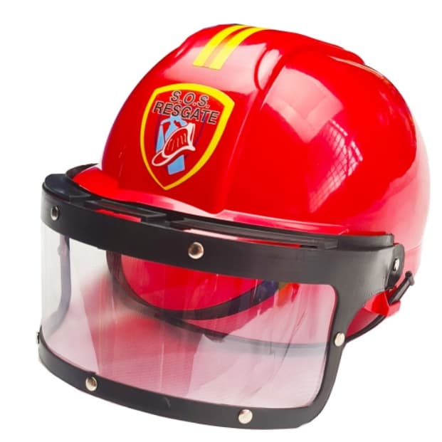 Capacete Bombeiro Infantil Resgate Brinquedo Fantasia