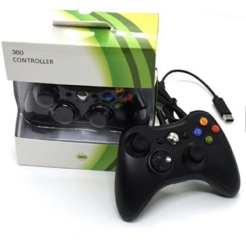 Controle De Xbox 360 Com Fio Para Video Game e PC/ Fat E Pc  Joystick  Jogo gamepad