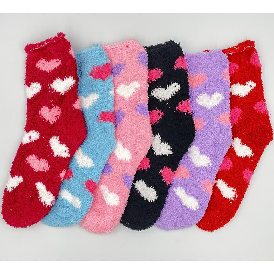 Kit 3 Pares De Meia Felputa Inverno Lisa E Estampada Feminina