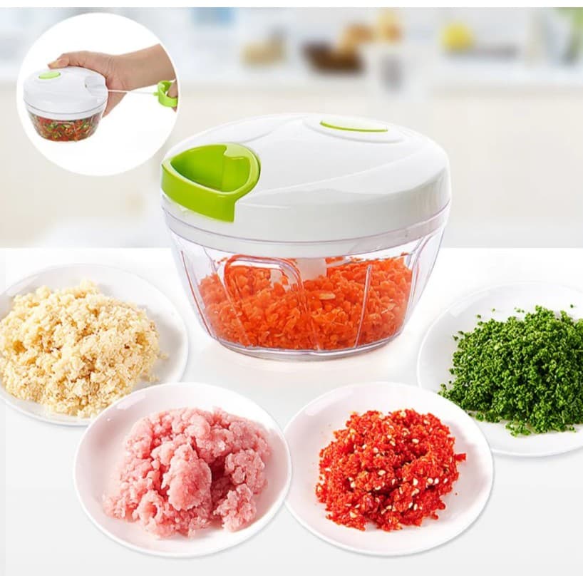 Mini Triturador Fatiador de Alho Manual Alimento Utensilio Cozinha Barato 3 laminas
