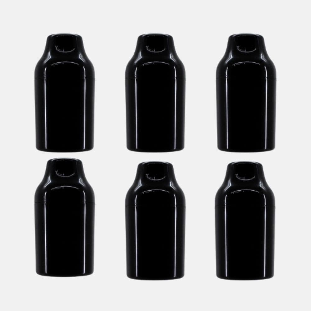 6 Porta Lata 350ml e Litrinho 300ml 2 em 1 Preto Profissa Romarinho Gorduchinha