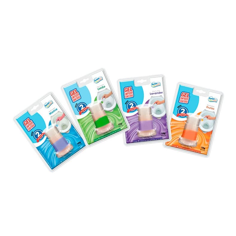 Kit 2 Gel Sanitário Com 2 Aplicações Lavander