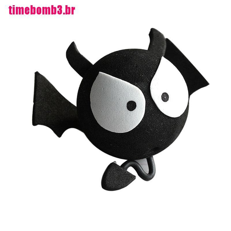 Hlh Bolas De Antena Linda Negra Grandes Olhos Bat Carro Decorativo Antena Topper Bolas