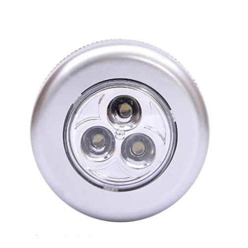 01 LED Adesiva sem Fio (03 Lâmpadas dentro da LED) Touch de Pilha de Segurança Portátil para Armário