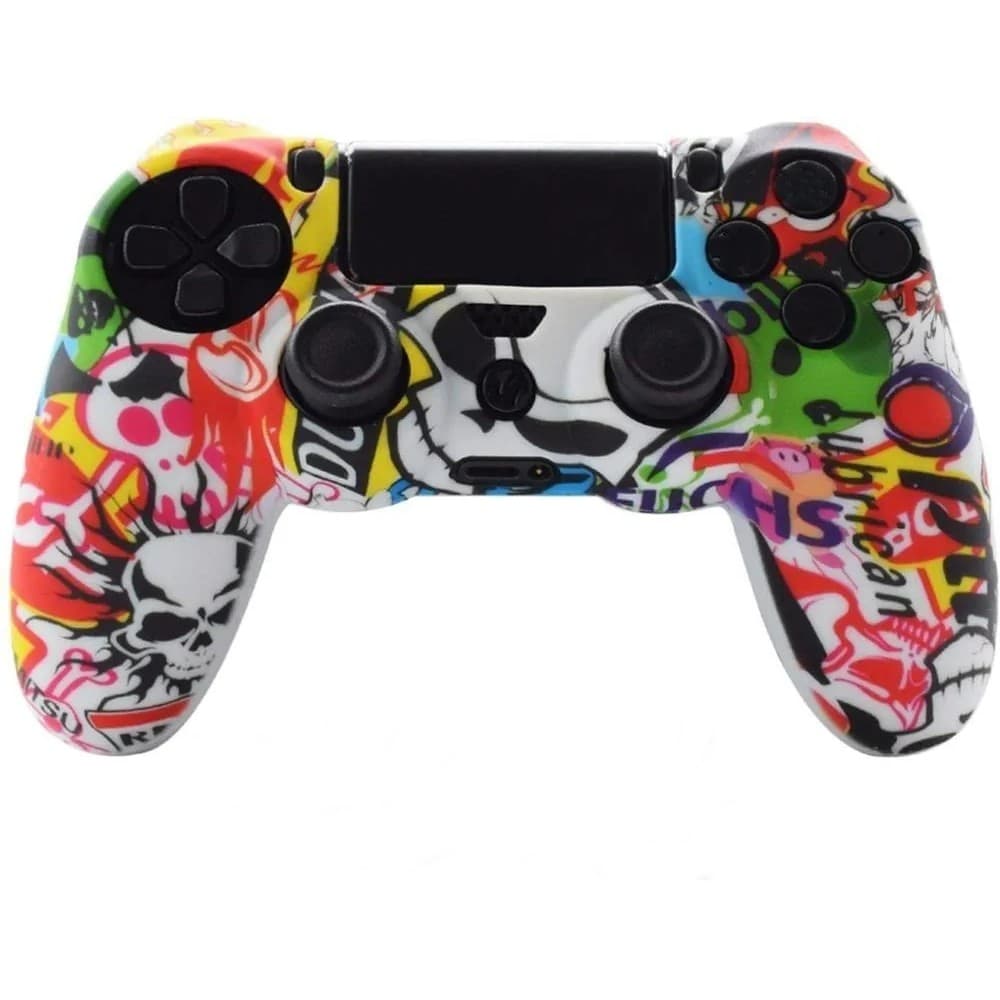 Capinha capa silicone borracha controle ps5 proteção pelicula Playstation 5 case