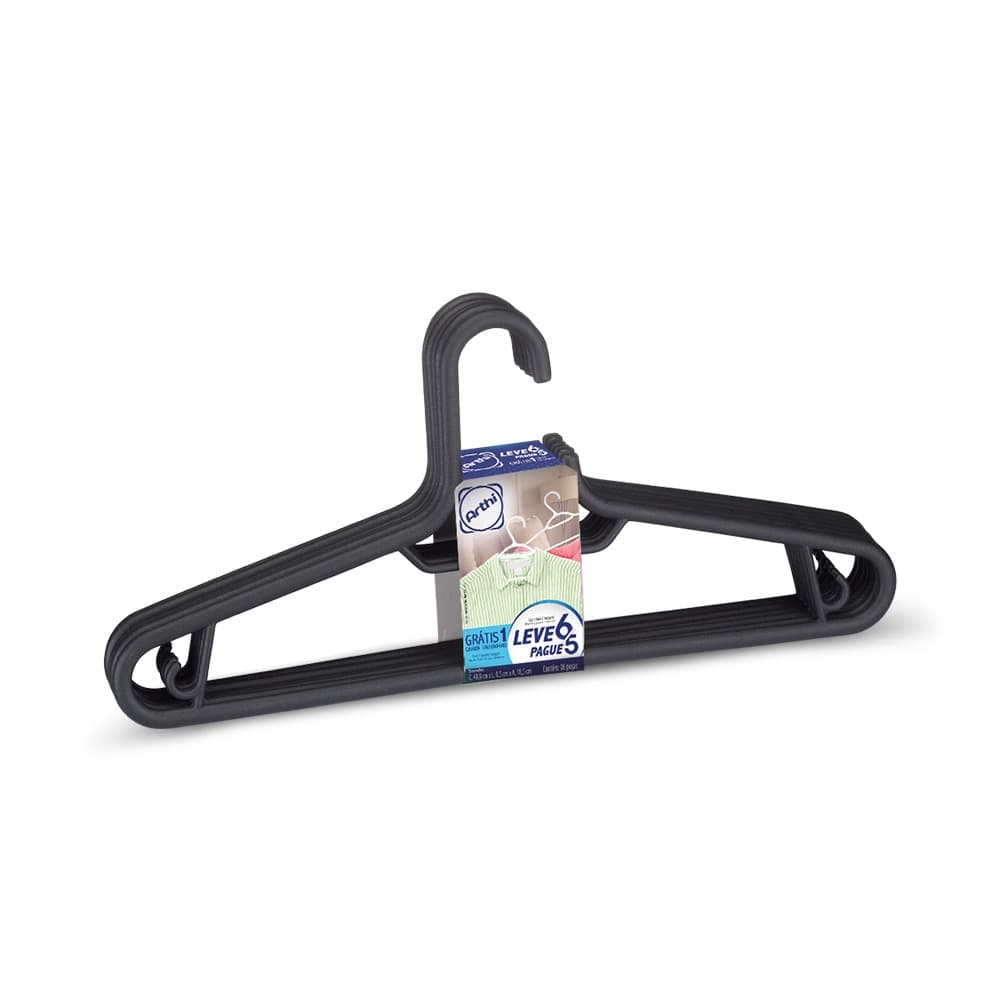 Kit Com 6 Cabides Tintureiros Arthi
