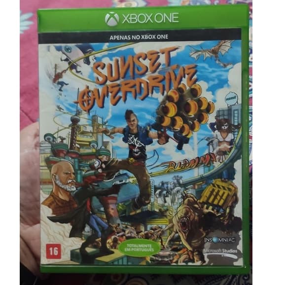 Jogo Original Usado Sunset Overdrive xbox one Midia Fisica