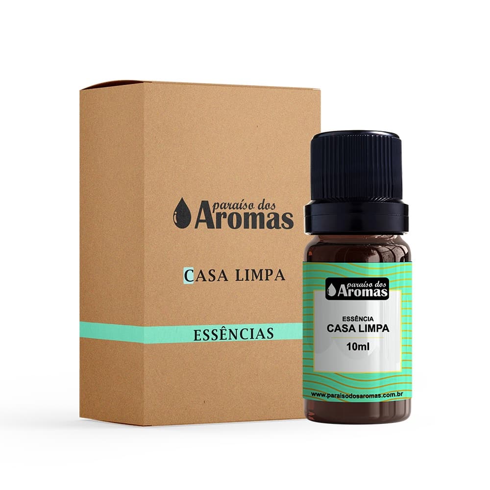 Essência Casa Limpa Paraíso dos Aromas 10ml Clássica Para Aromatizador e Difusor de Aromas