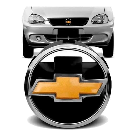 Emblema gm grade para-choque copinho Corsa life classic 2000 2001 2002 2003 2004 2005 2006 2007 2008 2009 2010 2011