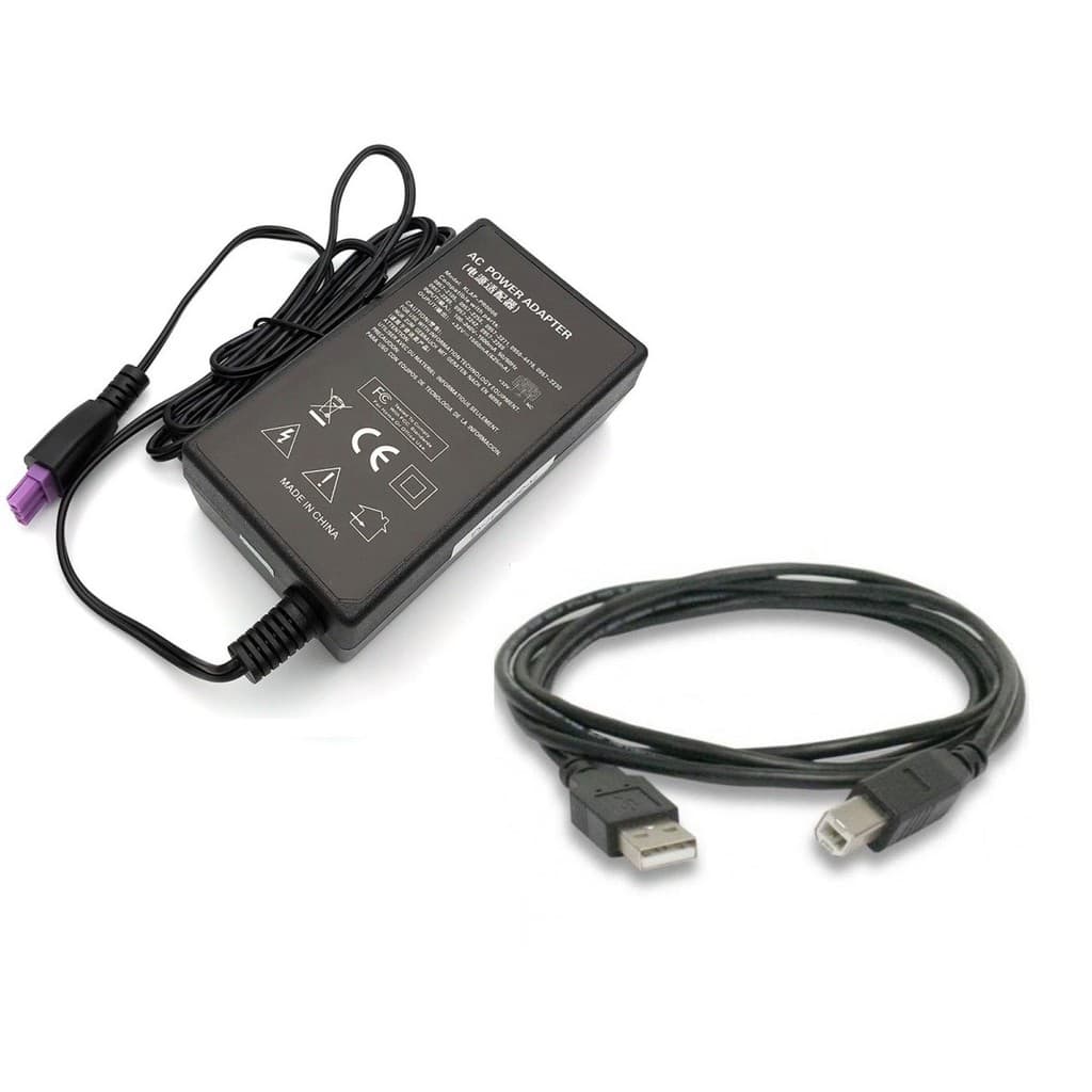 Fonte Impressora Hp C4680 Plug Roxo + Cabo Energia+ Cabo Usb