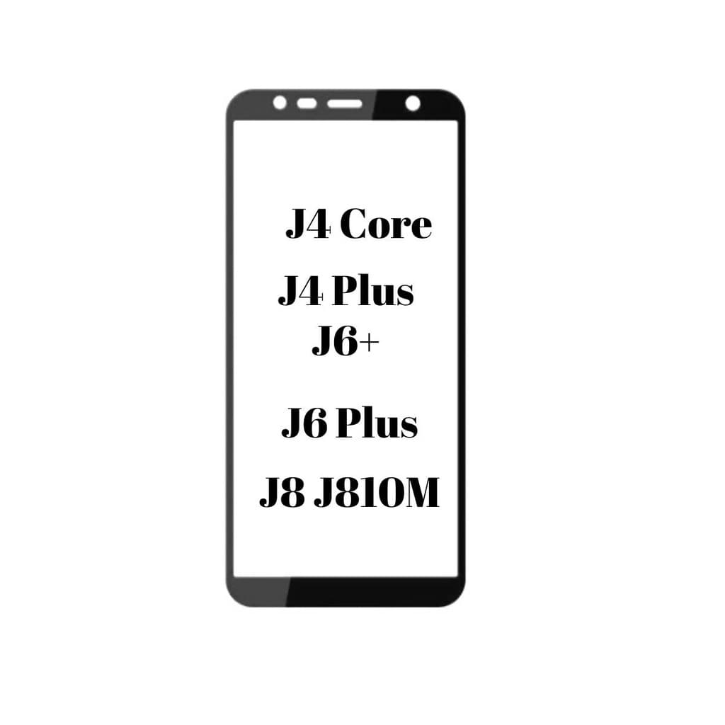 Película de vidro 3D tela J4 Core J4 Plus J6+ J6 Plus J8