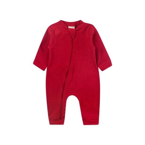 Macacão Bebê Plush Boucle Vermelho
