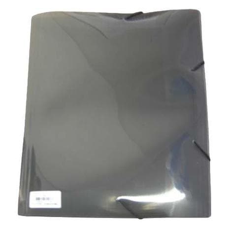 Pasta com Aba Elástico Ofício  350x3x235mm Soft Fumê - POLIBRAS