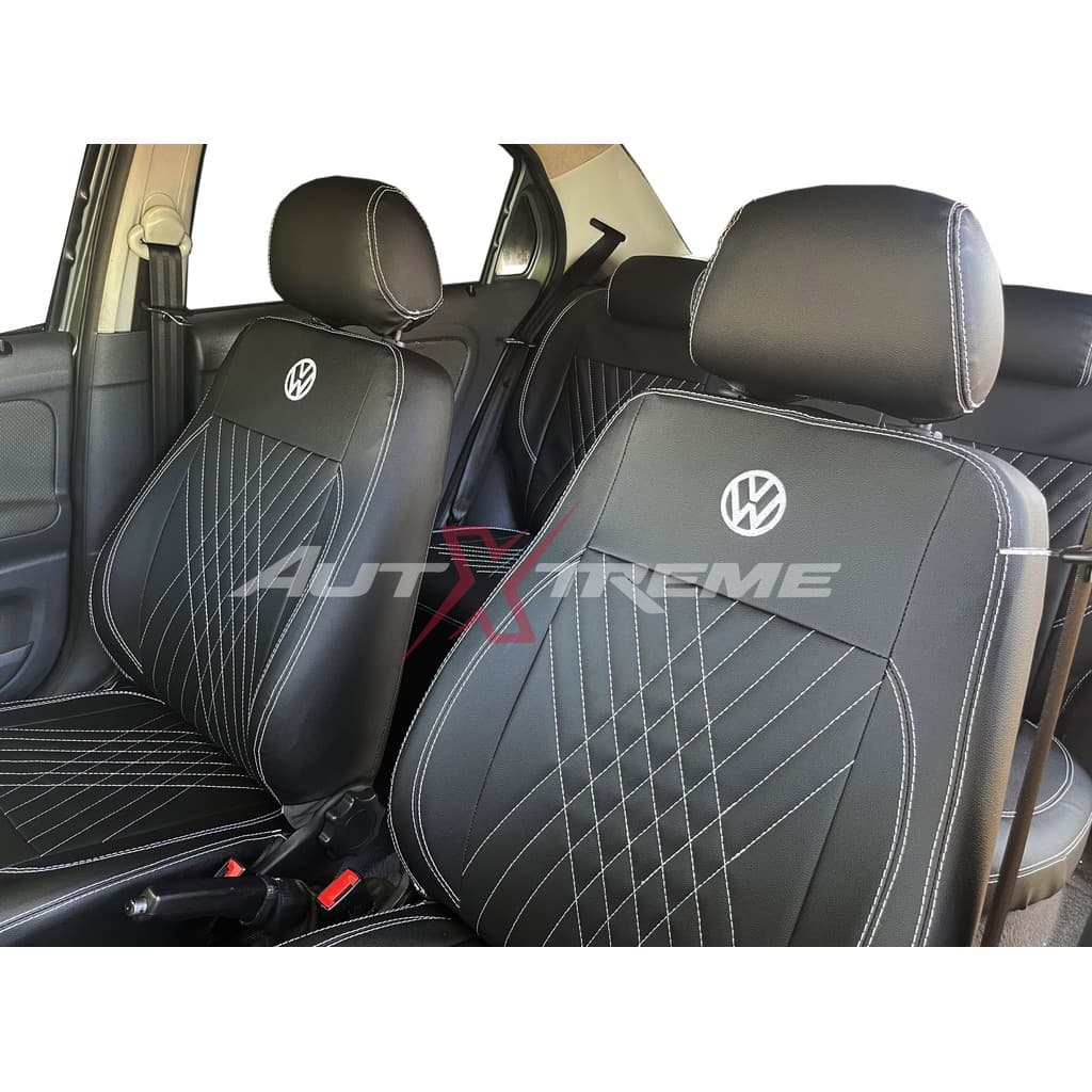 Capa de couro banco Volkswagen Novo Polo 2018 2021