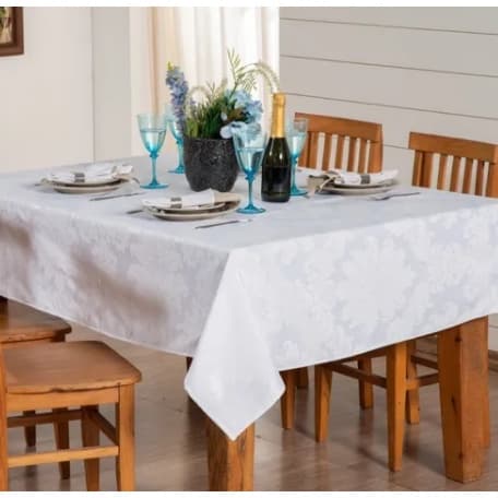 Decoração Cozinha Toalha De Mesa De Luxo Para 4 Lugares- Toalha De Jacquard