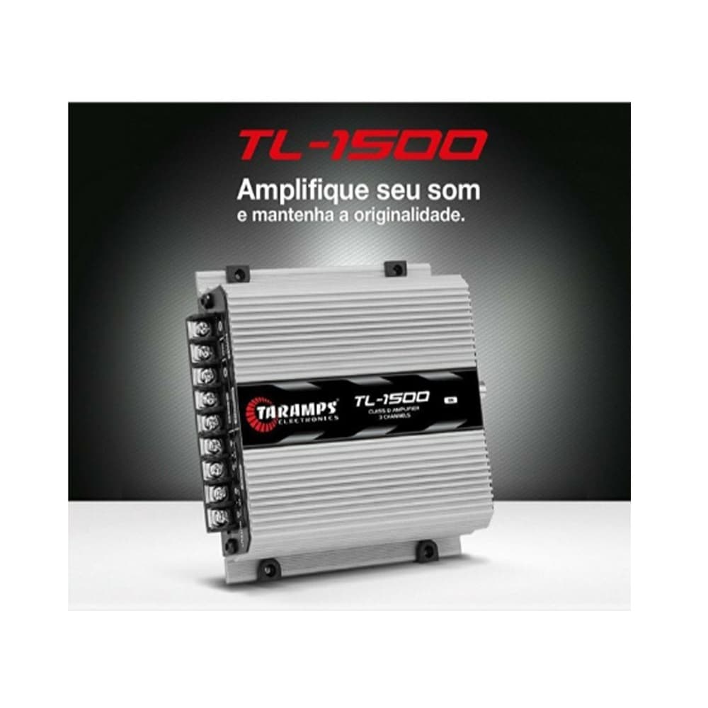 Super Modulo som Taramps Tl 1500 Amplificador 2 Ohms 390w 3 Canais Som ORIGINAL  / 1762